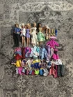 Vintage 1960s Barbie And Ken Dolls Clothing And Accessories Lot