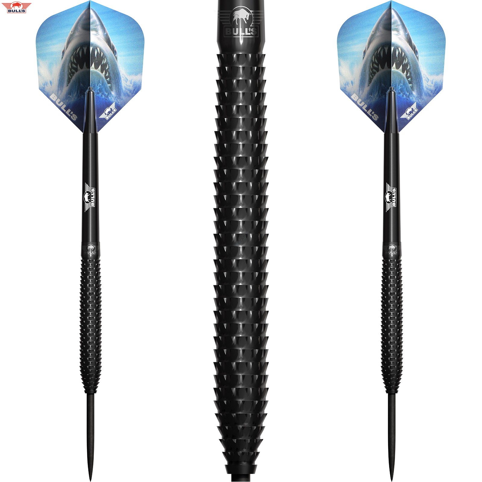 BULLS NL Steeldarts Shark Pro Black 90 Dartpfeile 18090₽