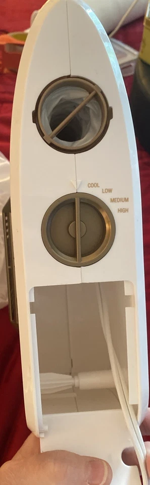 VINTAGE HOT SHOT TOOLS GOLD N HOT PORTABLE ELECTRC BONNET HAIR DRYER 3 SPEED WOW - Image 4 of 4