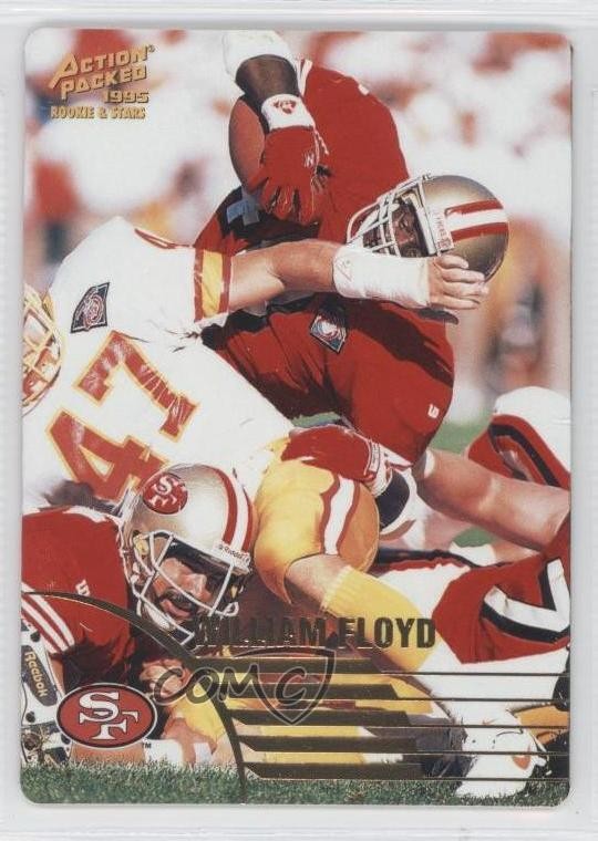 1995 Action Packed Rookies & Stars William Floyd #39 0a1