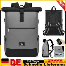 Rucksack Rolltop Freizeitrucksack Reisetaschen Tägliche Schultasche Rucksäcke🔥