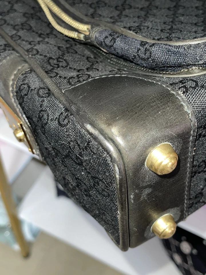 Bolsa maleta vintage para laptop Gucci - Imagem 3 de 4