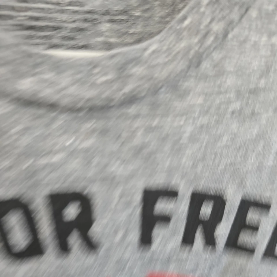 Call of Duty Мужская футболка размер большой новый серый с Red Star World War - Изображение 2 из 4