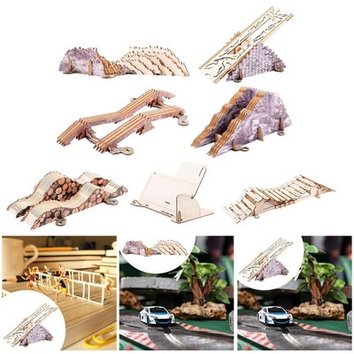 RC Brücke leichte Holzrampe Roadblock Crawler Auto Zubehör für 1/18 1/24