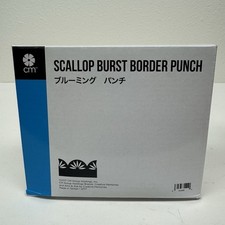 Creative Memories Scallop Burst Border Punch Rare Retired NIB