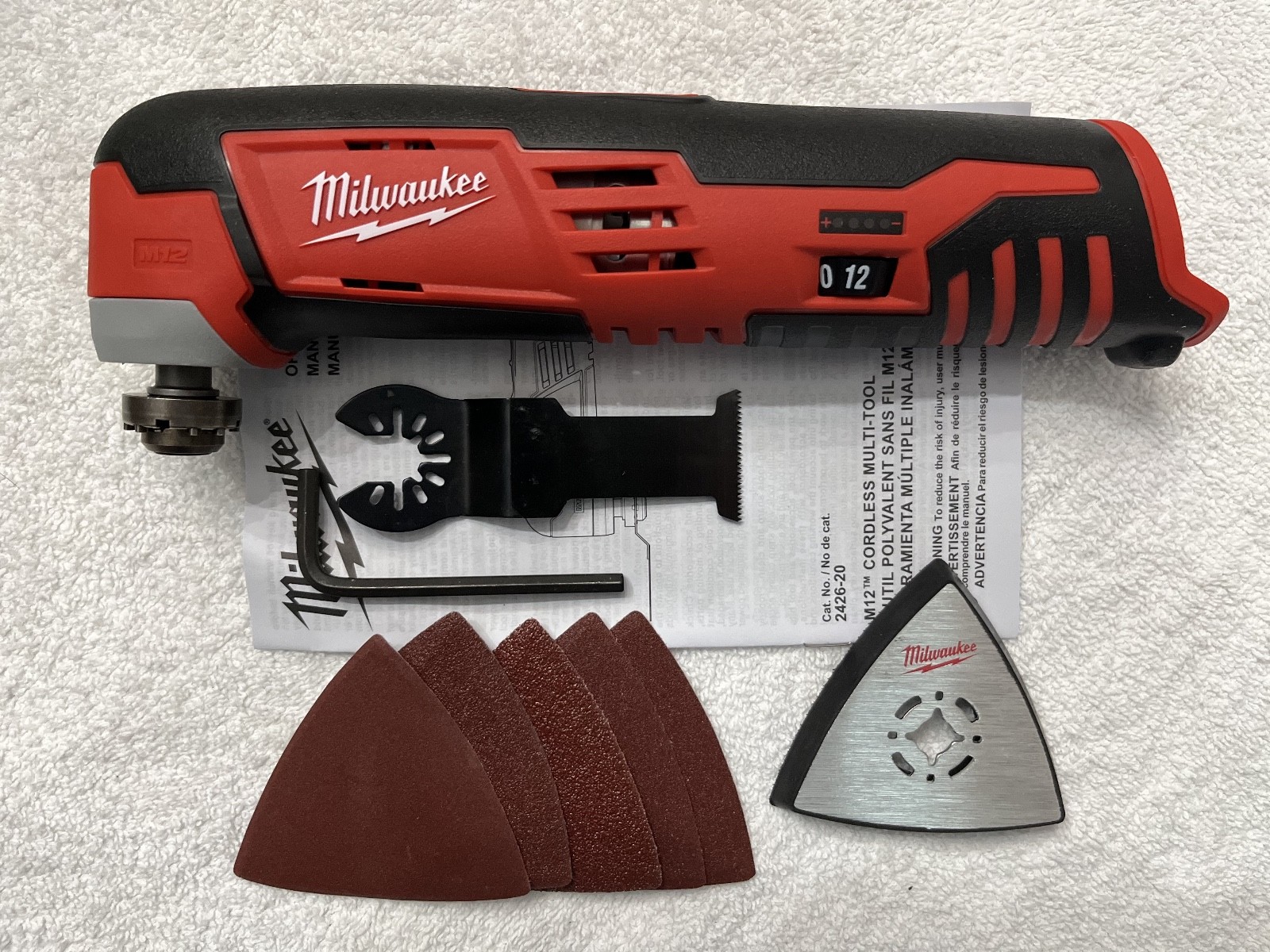 New Milwaukee 2426-20 12V 12 Volt M12 Cordless Multi Tool (Bare Tool)