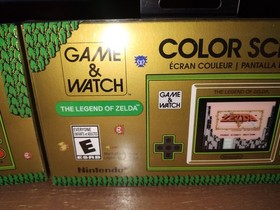 2 Nintendo Game & Watch The Legend of Zelda Handheld Systems Color Screen Sealed