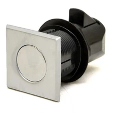 Southco Push-to-Close Boat Latch 1" Chrome for Carver Boats, Twist to Open