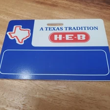 Vintage NOS HEB H-E-B Groery Employee / Partner Name Tag