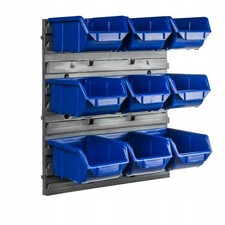 Organizzatore lavagna attrezzi officina 35x38,5 cm + 9 vassoi - garage fai da te deposito