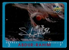 1997-98 Upper Deck Diamond Vision #S28 Shareef Abdur-Rahim Signature Moves