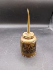 Vintage Eagle Fixed Spout Thumb Pump Oiler Oil Can 8" Made in USA