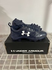 NEW Under Armour Team Heater Low TPU Baseball Cleats Navy Sz 13