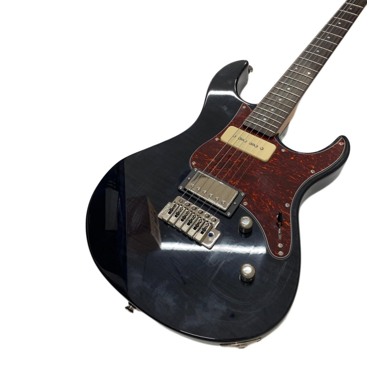 Yamaha PAC611VFM Pacifica Electric Guitar Black P90 HH MIJ Tested