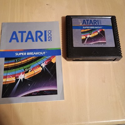 Super Breakout (Atari 5200, 1982) Not Tested With Manuel FREE SHIPPING
