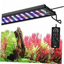 12W LED Aquarium Light, 24/7 DIY Mode Full Spectrum Fish Tank Light 12-18inch