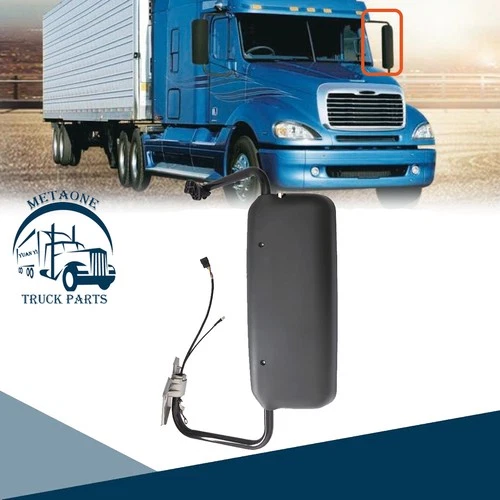 Fits Freightliner Century Columbia Coronado Door Mirror Heated Grey Driver Side