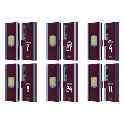 ASTON VILLA FOOTBALL CLUB 2024/25 CREST PLAYER KIT LEATHER BOOK CASE FOR XIAOMI