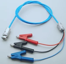 Triax TRB 3-Slot Male to 59mm Alligator Clip TRX316 Cable 1~9FT For Keithley