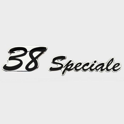 Hydra Sport Boat Raised Decal HS26052172 | 38 Speciale Black Silver