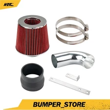Fits 2001-2005 BMW 325i Cold Air Intake Kit + Red Filter 3" Pipe