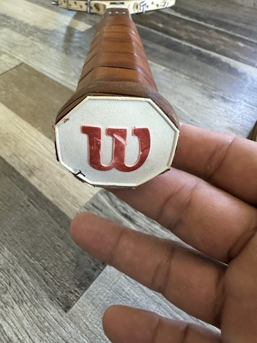 Wilson CHRIS EVERT Autograph Wood Tennis Raquet SPEED FLEX Model Made In UK - Picture 12 of 14