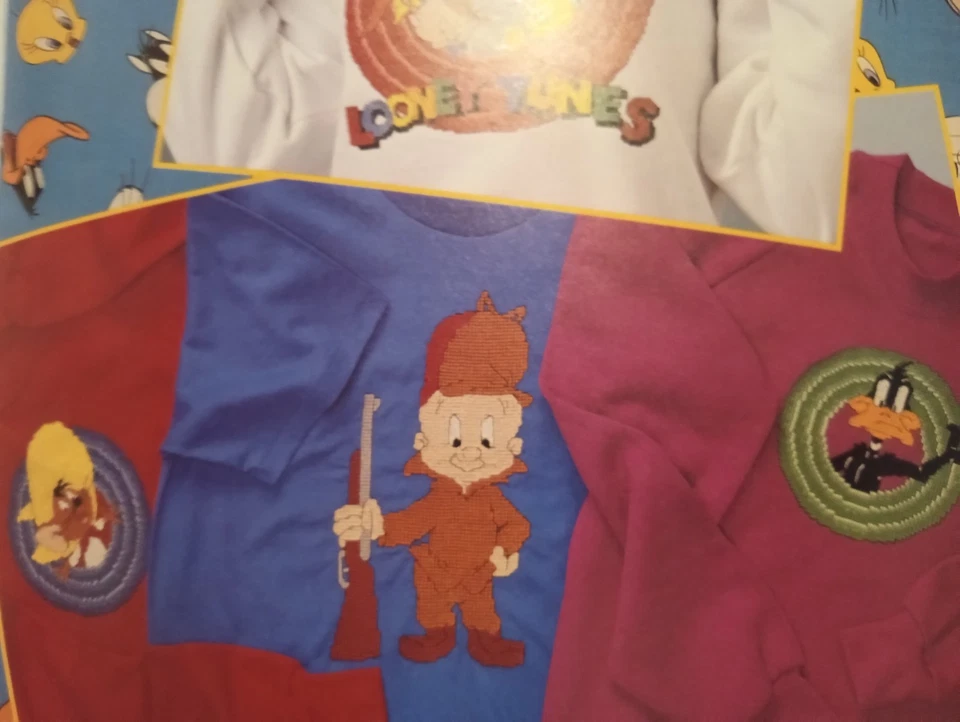 Vintage Looney Tunes Cross Stitch Patterns Looney Tunes Cross Stitch Pattern - Image 2 of 4