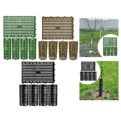 5Pcs Tree Protectors Expandable Plant Cover Saplings Protection Wrap for