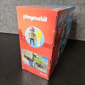 New Playmobil City Life Green Recycling Truck 4+ 27 Piece #5679
