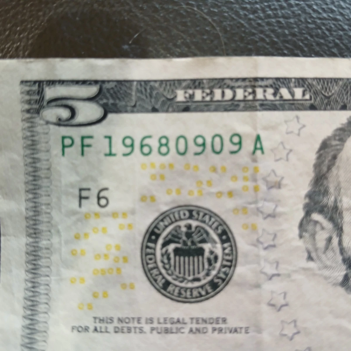 $5 1968 US Federal Reserve Small Notes for sale | eBay