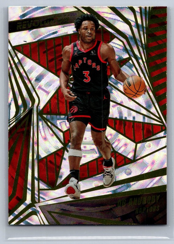 2023-24 Panini Revolution #40 OG Anunoby Fractal