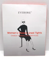 NEW EVERSWE Women's Opaque Fleece Lined Thermo Tights XL NUDE
