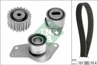 Zahnriemensatz Schaeffler Ina 530 0185 10 FüR Clio Kangoo KC0 FC0 Renault 2 SB0