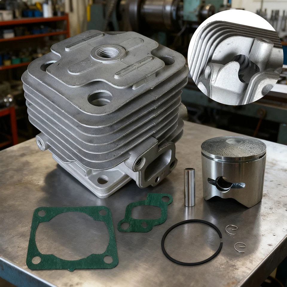 Cylinder Kit 34mm For ZENOAH G260RC RC Car Engine T2700-12110UBJ0 - Image 4 of 4