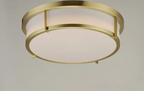 Maxim 10274WT Rogue 17"W LED Flush Mount Drum Ceiling Fixture - Black - Picture 8 of 12