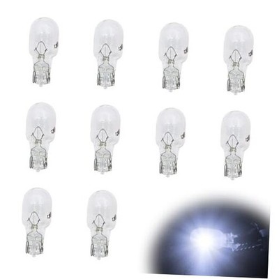 10 PCS T15 Brake Light Bulbs, 12V 16W Wedge-shaped Base Dual-wire Brake White