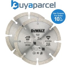 Dewalt 115mm Angle Grinder Blade Segmented Diamond Cutting Discs 4.5" x 2