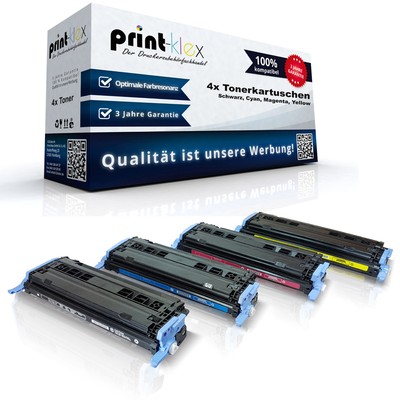 4x Printer Tonerkartuschen für HP Color-LaserJet 2600 N Laser Kartuschen