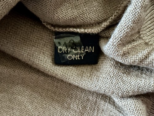 Talla L - Suéter Ben Hogan Vintage Años 90 100% Lana Merino Cuello en V Tostado Argyle Nuevo - Imagen 5 de 7