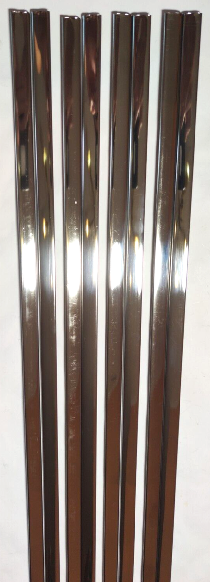 16-Piece Chrome Trim Strip End Set For LADA 2101 2103 2105 2106 2107 | Front & Rear Molding