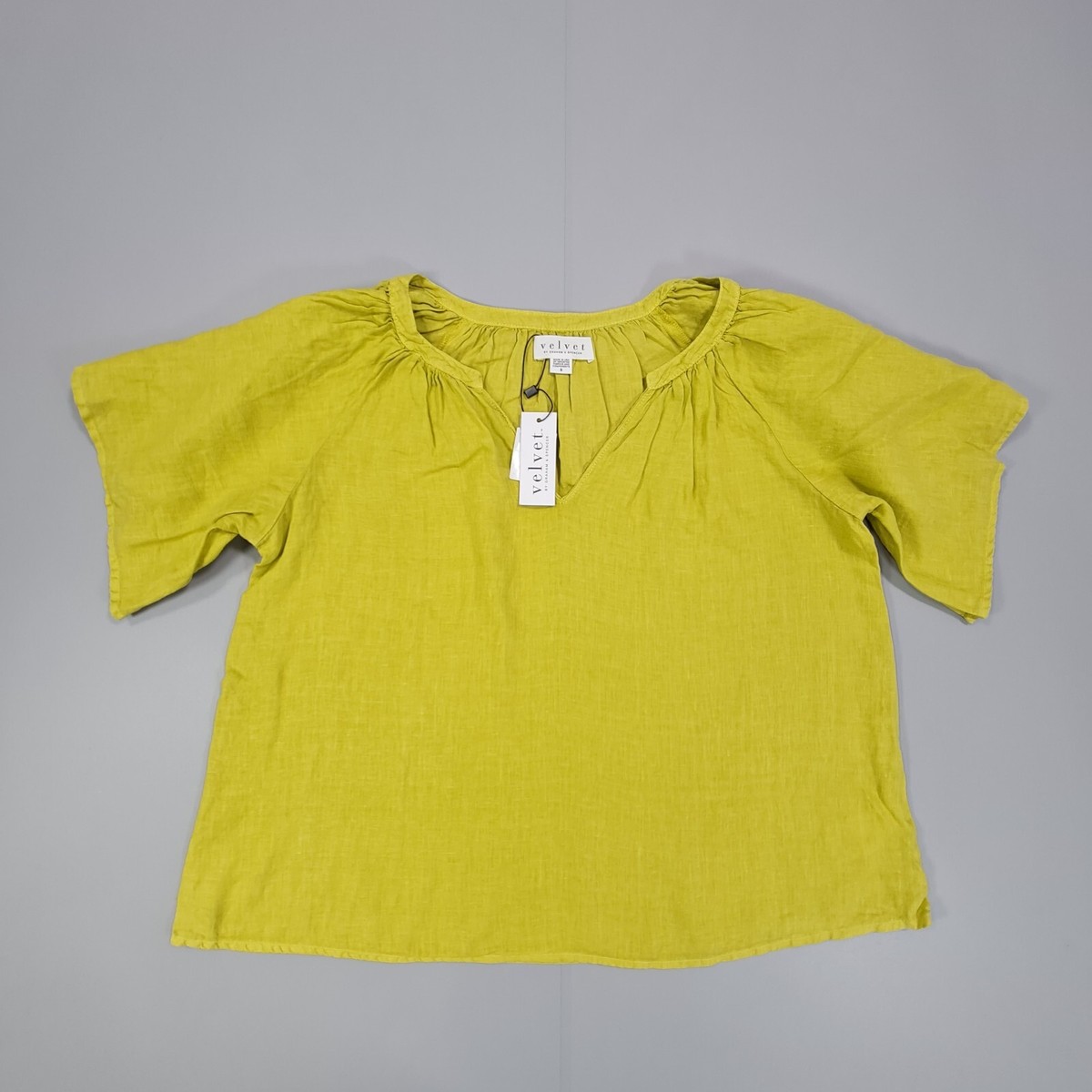 yellow velvet shirt