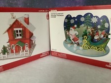 Creatology Winter Sleigh Santa  Elves Craft Kit  Santa House Kit 3D Structure