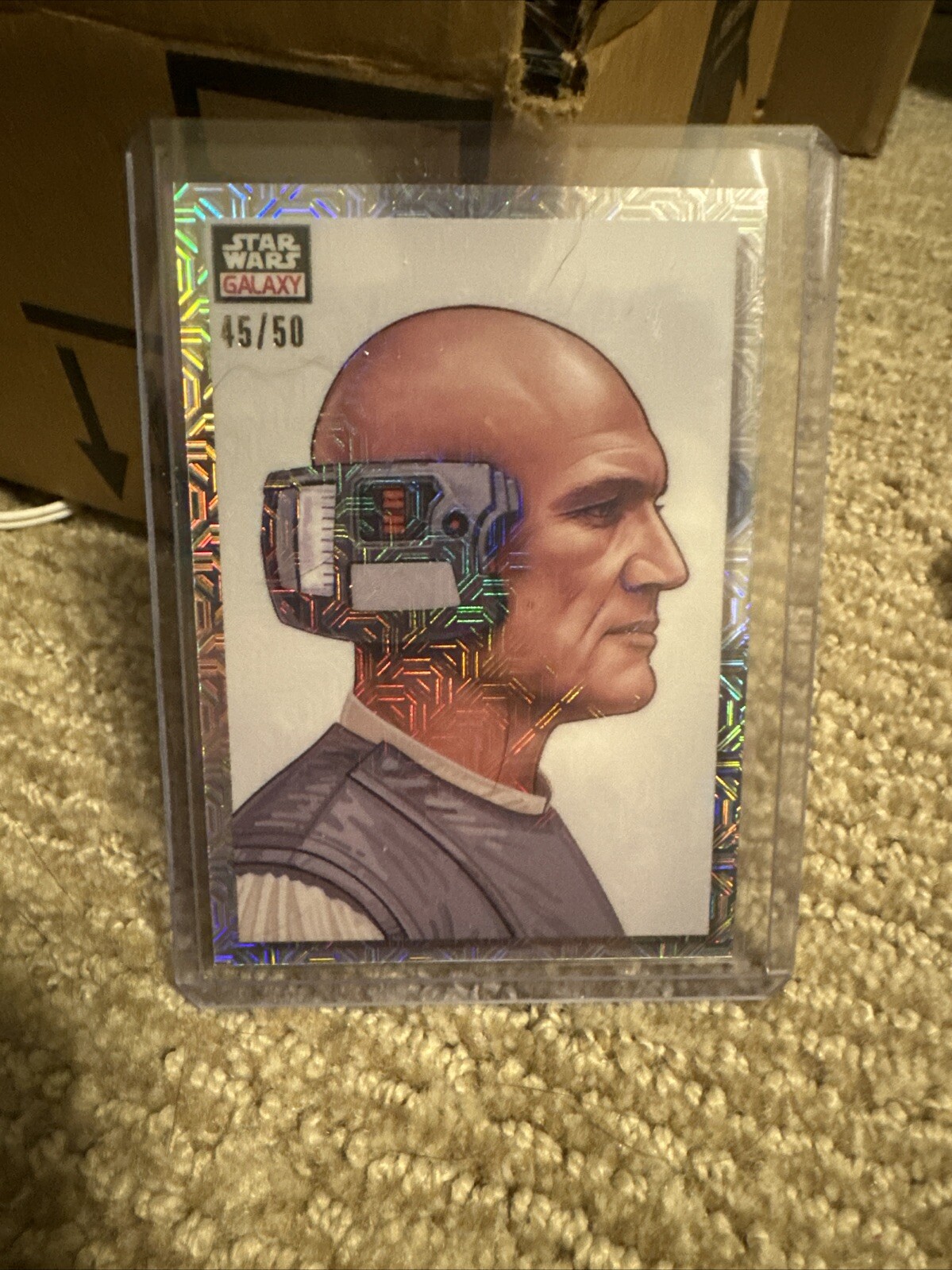 2023 Topps Star Wars Galaxy Chrome Lobot Mojo Refractor 45/50