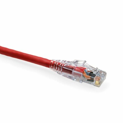 Leviton 62460-3R eXtreme 6+ Standard Patch Cord, CAT 6, 3-Foot Length, Red