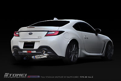 Tomei Expreme Titanium Muffler Kit Type-80 ver.2 for 12-21 Tomei Expreme Titanium Muffler Kit Type-80 ver.2 for 12-21
