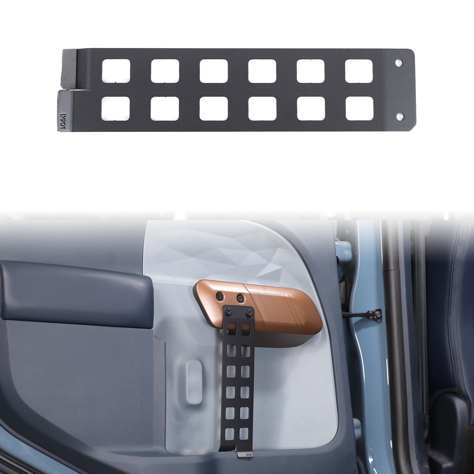 Aluminum Alloy Interior Door Storage Molle Panel for Ford Maverick 2022+