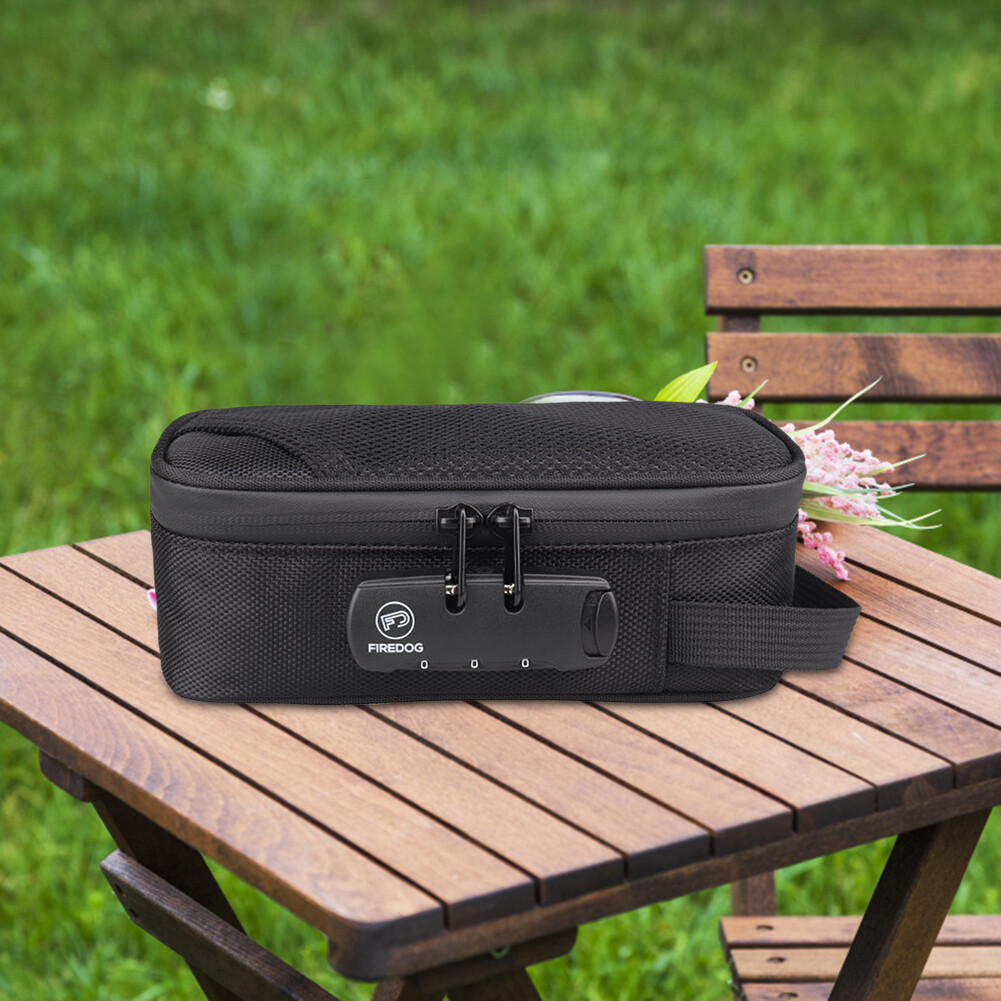 Camping Storage Bag Cigarette Smoking Pipe Bag Odor Proof with Lock