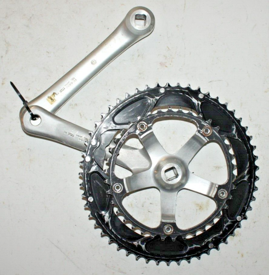 Shimano 600 Tri-Color Crankset FC-6400 BCD130mm 53/39t 172.5mm