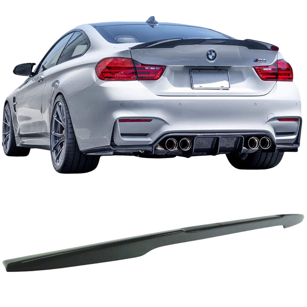 Becquet look carbone 3D pour BMW M4 F82 coupé 2014-2020