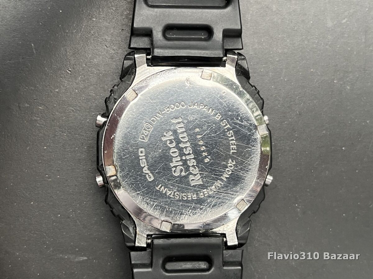 RARE 1983 Casio G-SHOCK DW-5000 (240) Japan B 1st Generation RARE 1983 Casio G-SHOCK DW-5000 (240) Japan B 1st Generation